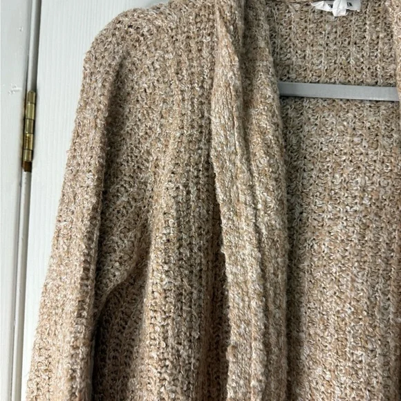 Steve Madden Tan Open-Front Cardigan - Picture 4 of 10